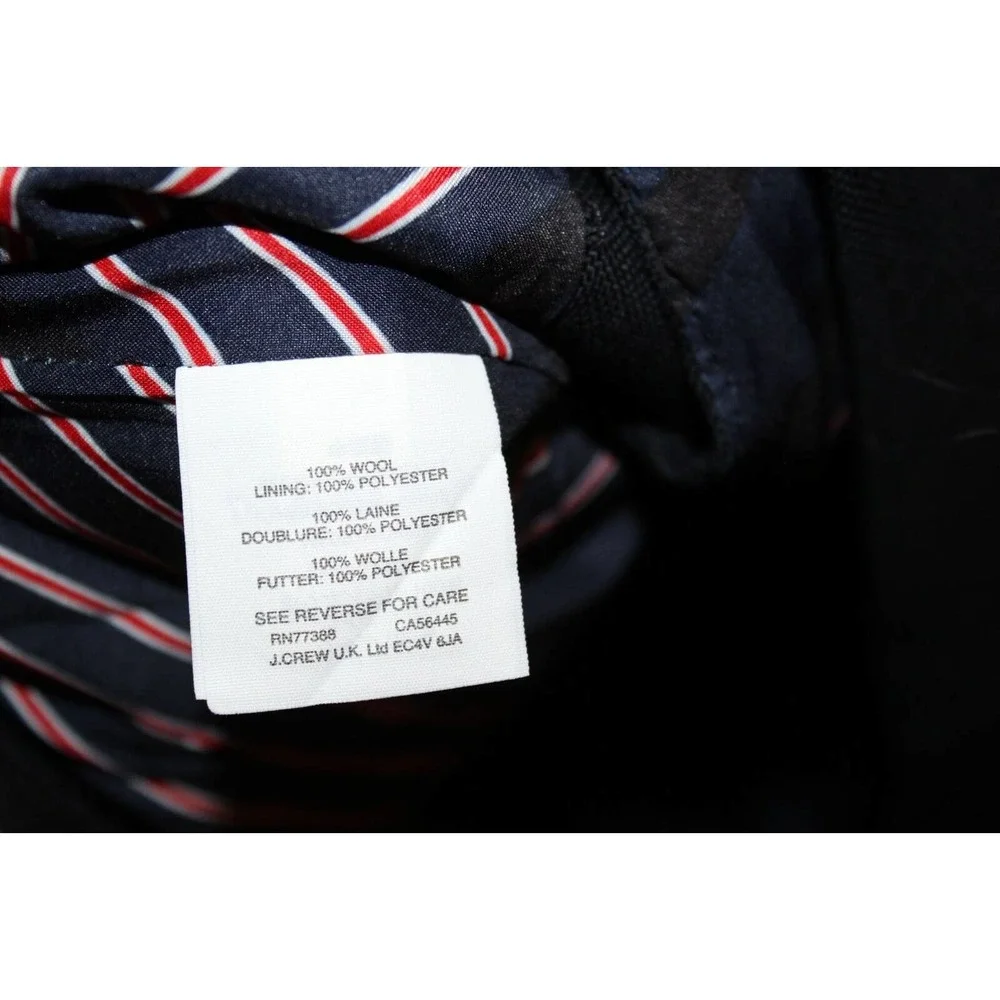 NWT J. Crew Dover Blazer Suit Jacket Navy Blue G7102 Women's Size 6 H14488 - Picture 12 of 12